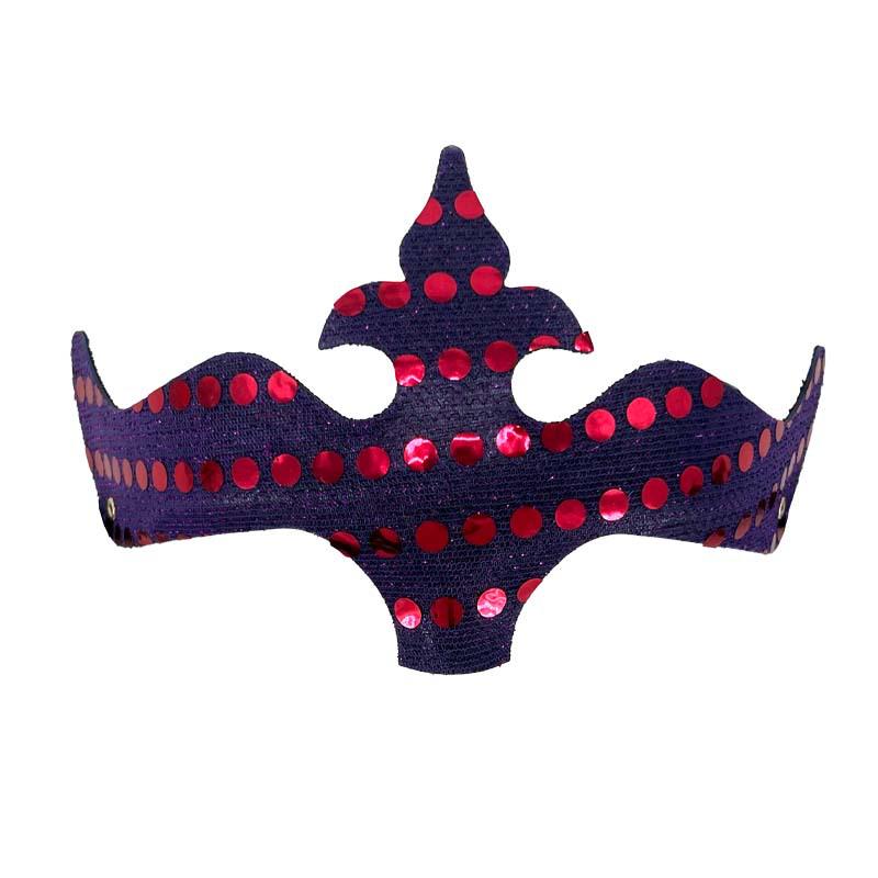 

Sequin Masquerade Eye Masks for Halloween Party Decor фиолетовый