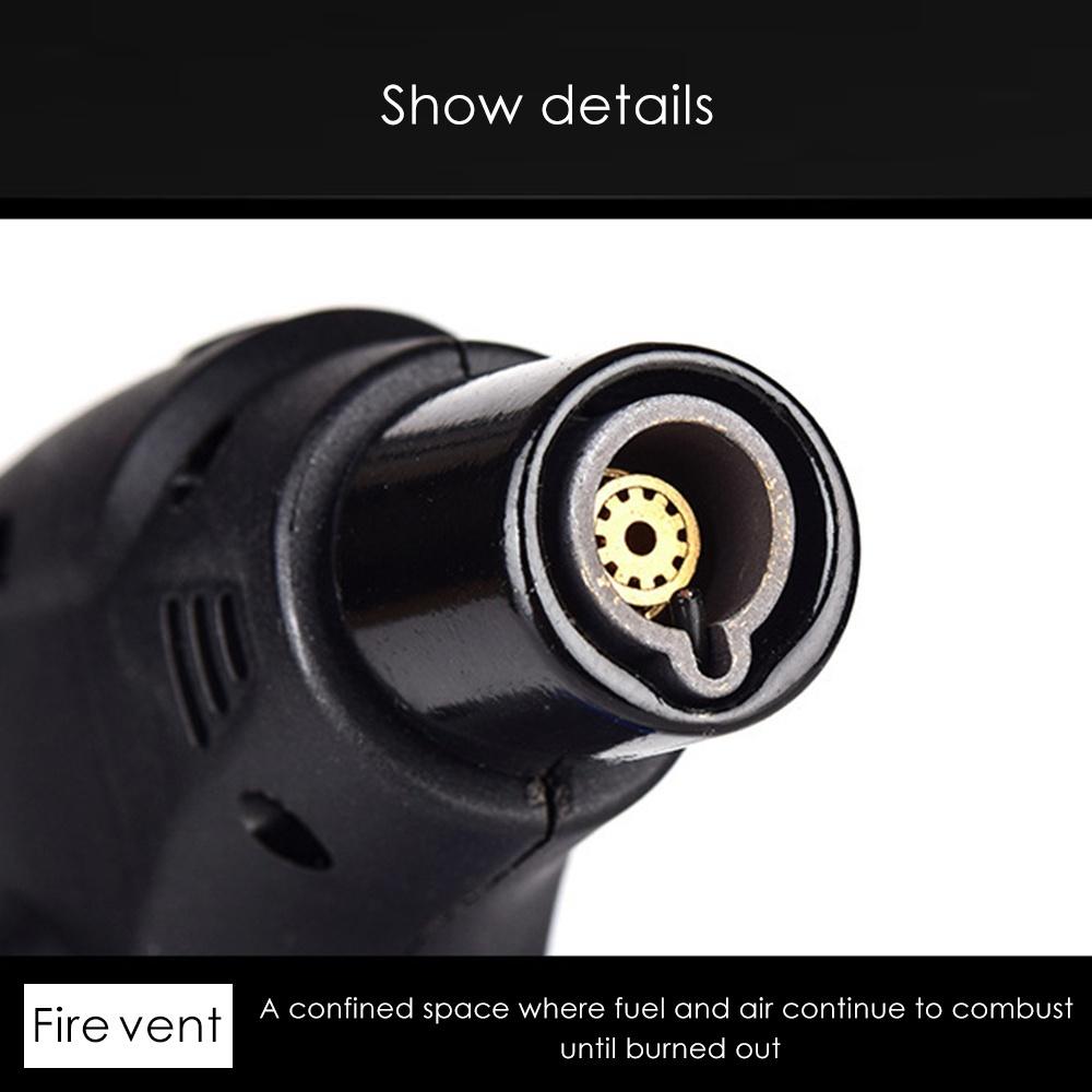 Windproof Torch Lighter for Candle Fireplace Camping BBQ Kitchen (No Fuel)