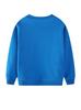Children's Cartoon Embroidered Round Neck Hoodie - Spring/Autumn Lightweight Knit Pullover