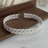 Xiaomi 100% Solid 925 Sterling Silver Retro Bracelet for Women Men Vintage Handmade White Chain Shape Bracelet Birthday Gift