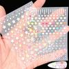Colorful Dopamine Star Heart Nail Sticker Self-Adhesive Nail Diamond Sticker Decals Y2K Summer Manicure Makeup Decorations