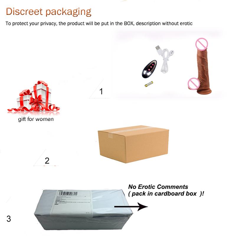 Big Dildo Vibrator Automatic Telescopic Heating Vibrators Penis Suction Cup Dildo Realistic Dildos For Women Sex Toys For Womans