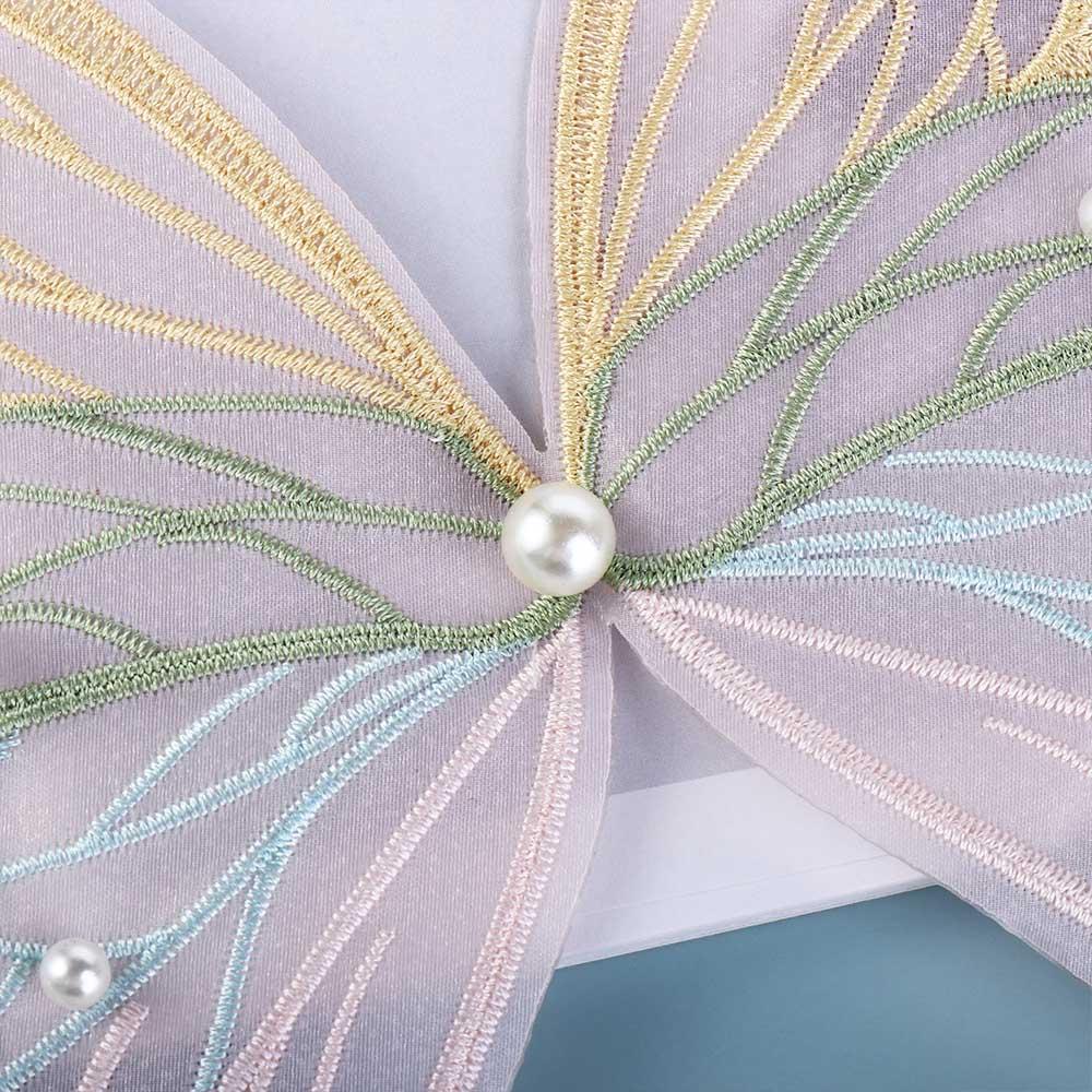 Hairpin Organza Fabric Butterfly Appliques Embroidered Patch Apparel Accessories Clothing Stickers