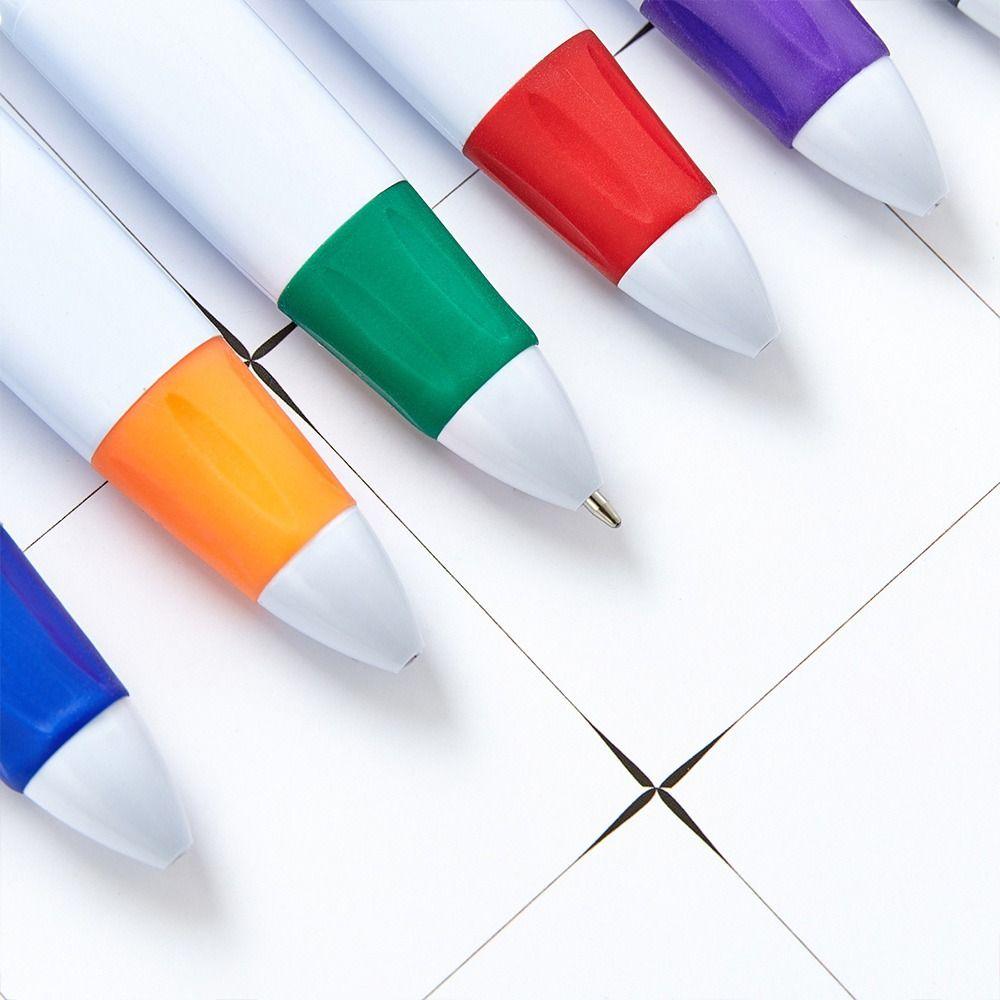 1pcs Press Type Carabiner Buckle Pen Plastic Neutral Pen Portable Ballpoint Pen Students