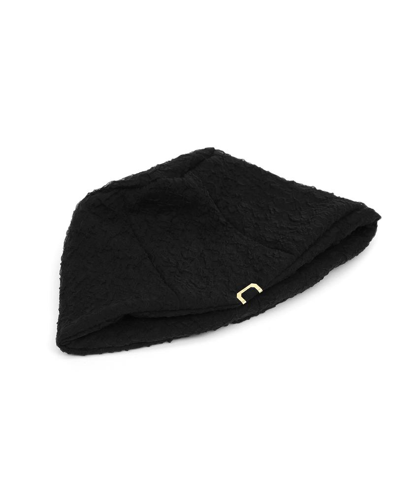 Eondeokeonteulolseutyudio Summer Bucket Hat Stand Bucket / Cotton Candy / Black