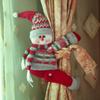 New Year 2025 Christmas Curtain Holder Buckle Plush Elk Santa Claus Dolls Curtain Christmas Decor for Home Navidad 2025 Supplies
