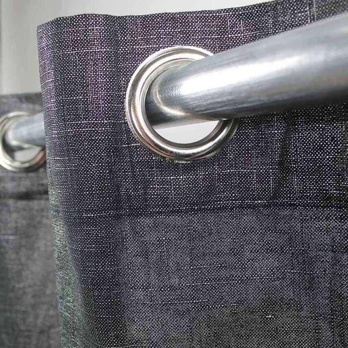 Black Iridescent Curtain 140x250