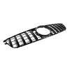GT Style Front Bumper Grille Grill Fit Benz C-Class W204 C300 C350 2008-2014