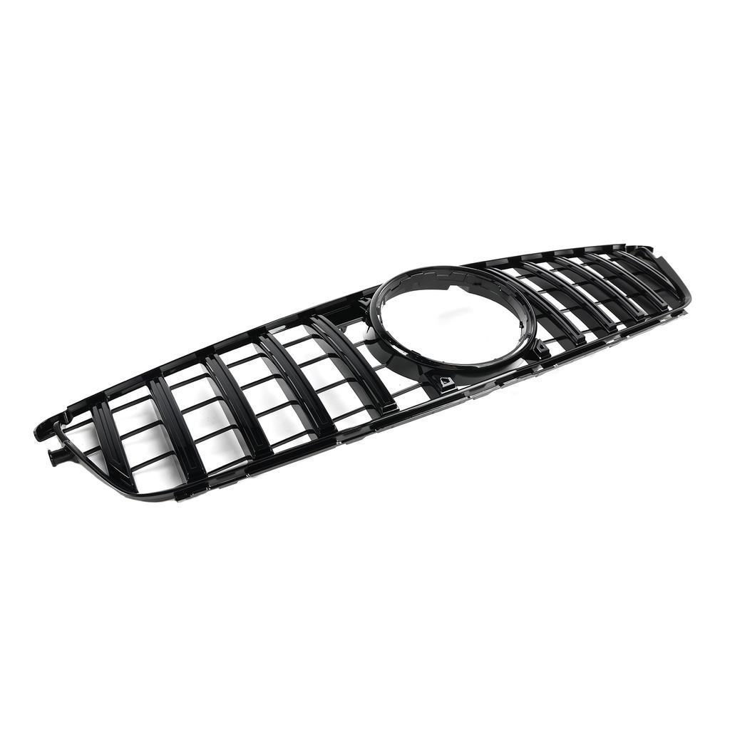 GT Style Front Bumper Grille Grill Fit Benz C-Class W204 C300 C350 2008-2014