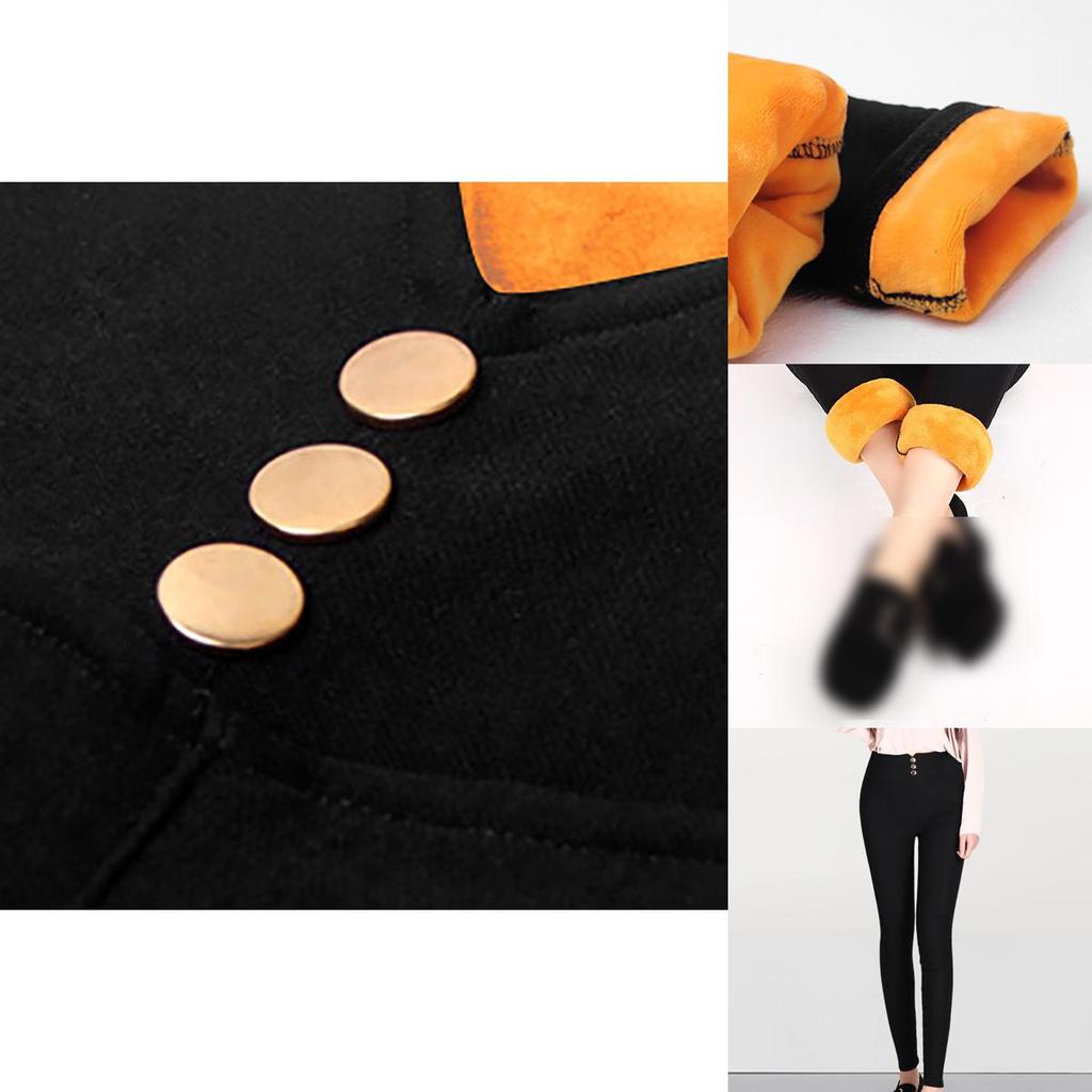 Women's Winter Warm Thick Trousers Featuring Cozy Faux Fleece Lining For Ultimate Comfort