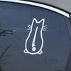 Car Windshield Wiper Sticker Cute Small Cat Back Shadow Pattern Decoration Decal Car Truck Body Styling Modification Vinyl Decal