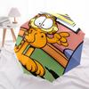 1pc Garfield Outdoor Umbrella with Automatic Opening Mechanism, Foldable Design, 8-Rib Iron Frame - Perfect Gift for Fans, Travelers, Everyday Use.P00