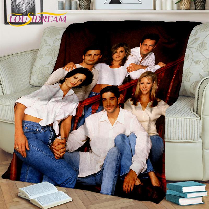 Friends Classics TV 3D  Blanket,Soft Throw Blanket for Home Bedroom Bed Sofa Picnic Travel Office Cover Rest Blanket Kids Gift