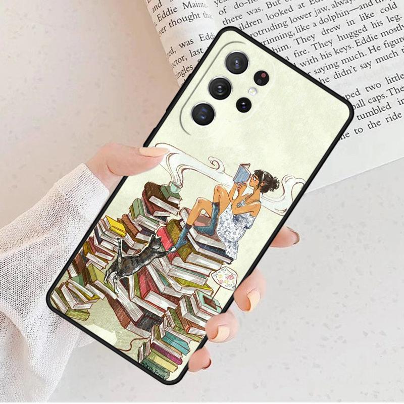 Book Lover Phone Case For Samsung Galaxy S25 S23 S30 S8 S21 S20 FE S24 S22 Note 10 20 S8 Plus Lite Ultra