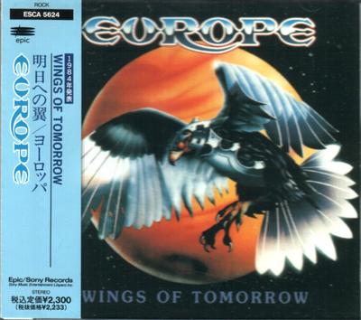 CD EUROPE  Wings Of Tomorrow ESCA5624 Epic 1992 Japan Rock Used