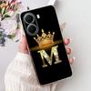 For Xiaomi Poco X7 Pro 5G Case Cute Crown Letters Cover Clear Silicone Soft TPU Phone Case For Xiaomi PocoX7 Pro Poco X7Pro Bags