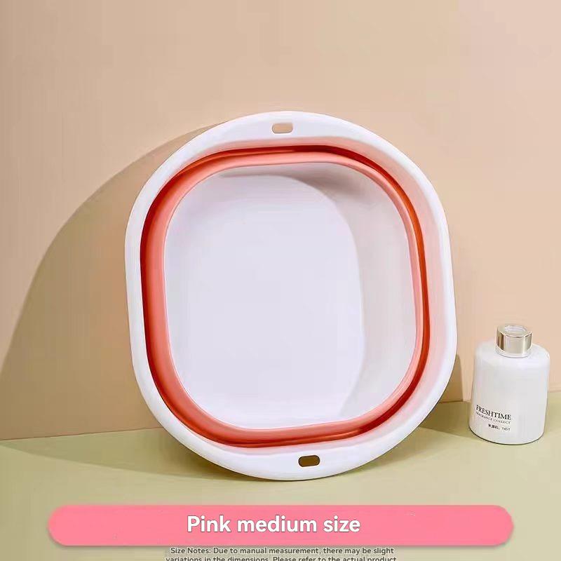 1Pc/Foldable Basin Portable Collapsible Washbasin for Home Travel Multifunctional Storage Washbasin
