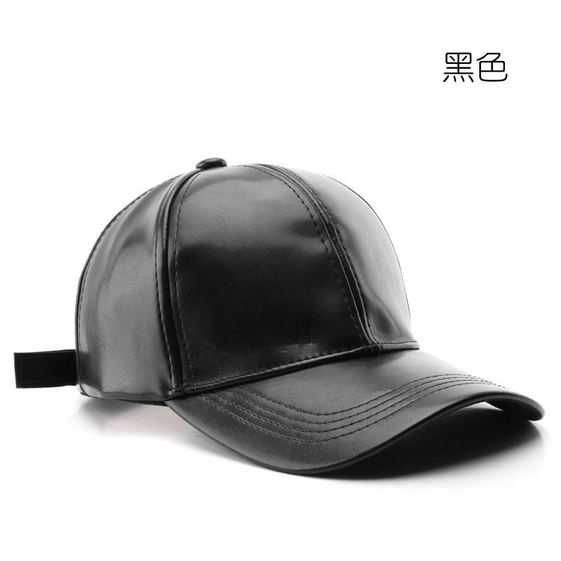 

Hat autumn and winter personalized solid color light board baseball cap outdoor travel sun protection sun hat cap чорний
