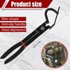 Exhaust Hanger Removal Tool with Ergonomic Handle Car Exhaust Rubber Pad Detaching Plier for Auto Repair Technicians