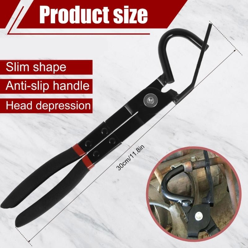Exhaust Hanger Removal Tool with Ergonomic Handle Car Exhaust Rubber Pad Detaching Plier for Auto Repair Technicians