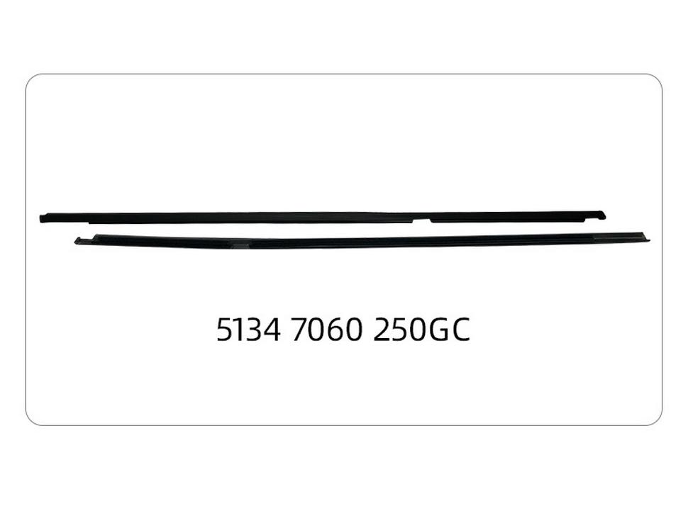 Rear Door Glass Weatherstrip for BMW 3 Series E90 (05-23) - Part #51347060249/51347060250