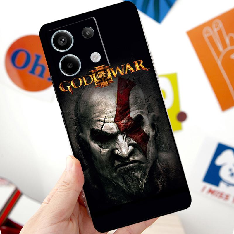 God of War Funda For Xiaomi Redmi Note 14 Pro 10 11 12 13 Pro 11S 12S Case For Redmi 15 14C 12C 10C 13C