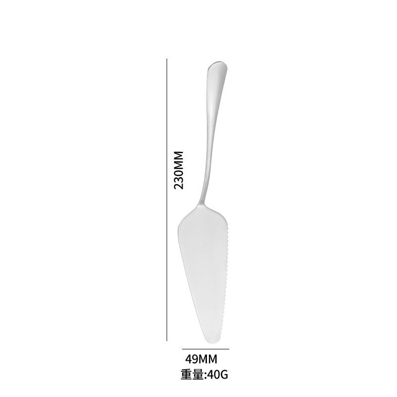 Stainless steel tableware, knives, forks and spoons, western food, golden steak, knives, forks and spoons four-piece set