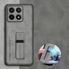Sheepskin Leather Phone Case for Xiaomi 14T Pro 14T 13T 14 Civi Poco X7 Pro Matte Stand Holder Back Cover for Mi 14TPro