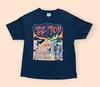 Vintage Zz Top Y2k Koszulka 2004 Letnia Trasa Duża Czarna Vtg Lata 2000