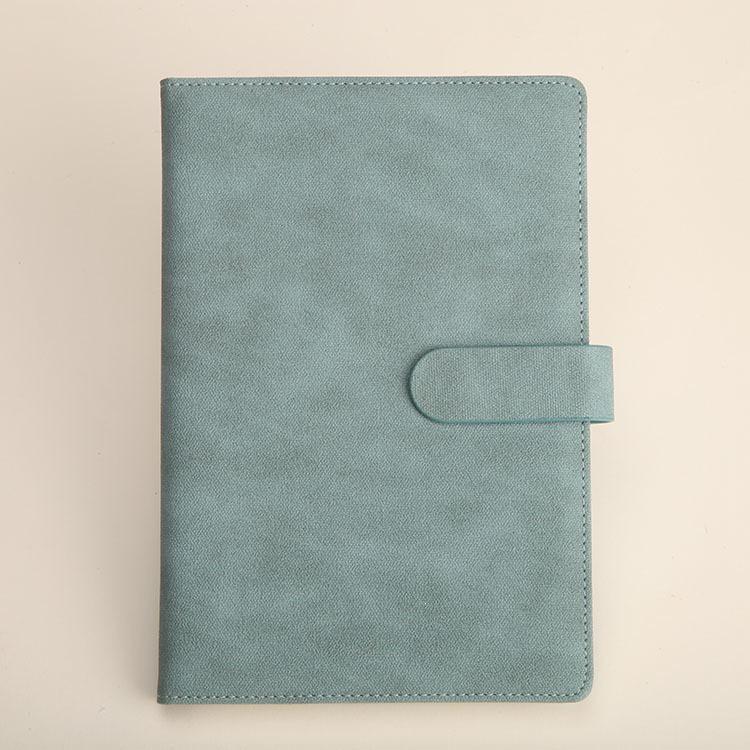Creative Japanese-Korean Leather Business Notebook with Custom Logo A5 синий
