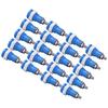 20Pcs Banana Socket 4mm Good Transmission Extensive Use Excellent Manufacture Electrical Connection AccessoriesBlue