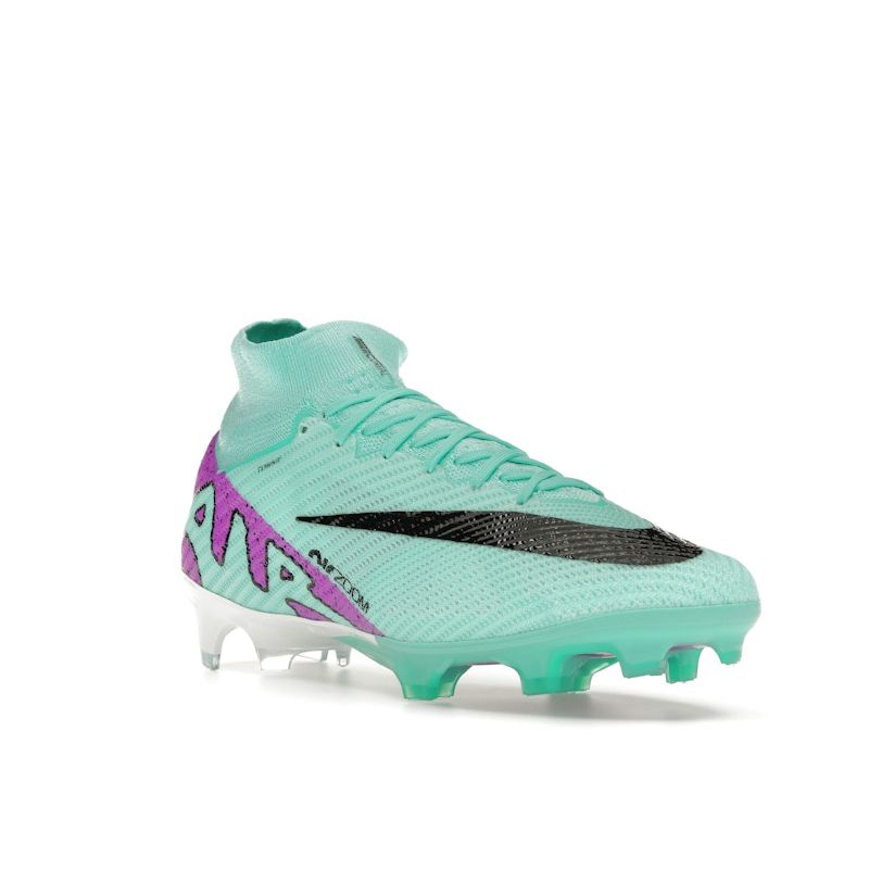 Nike Zoom Mercurial Superfly 9 Elite FG Peak Ready Pack Men Sneakers Blue Hyper-Turquoise Black DJ4977-300