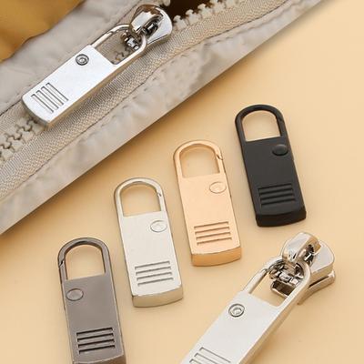 5pcs Removable Lock Head Accessories, Clothes, Bags, Repair, Universal Zipper Head, Drop Down Jacket, Universal Zipper Buckle, Small