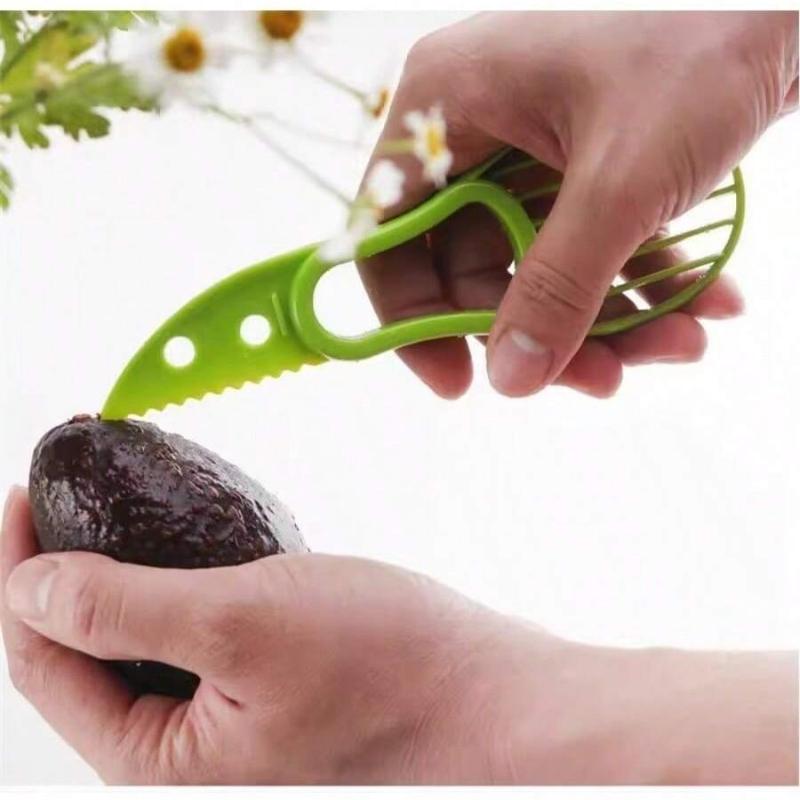 

Многофункциональная овощечистка 3 в 1 для авокадо, сепаратор мякоти, пластиковая овощечистка для апельсинов и киви, нож-резак, бытовые кухонные аксессуары