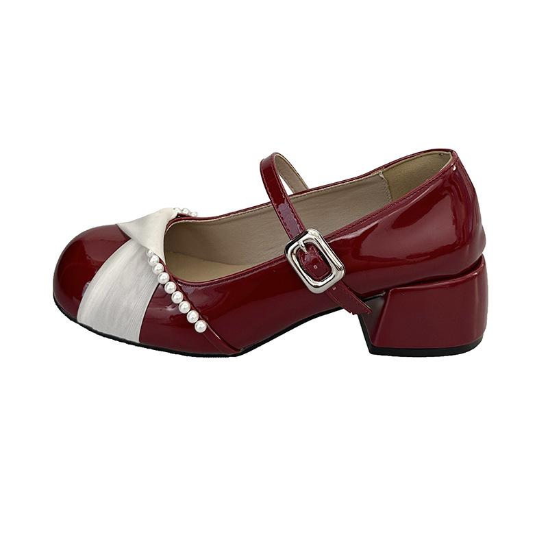 

Cute bag head half slippers women wear autumn new one-pedal thick-soled beach cool slippers 35 бордовый