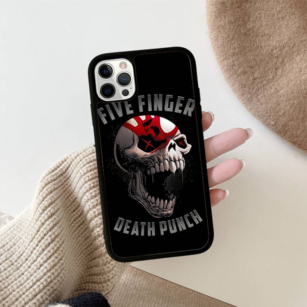 

Classic Vintage Rock 5FDP Band For IPhone 17 16 15 14 13 12 11 Mini Pro Max Plus PC+TPU Back Phone Cover iPhone 16 pro