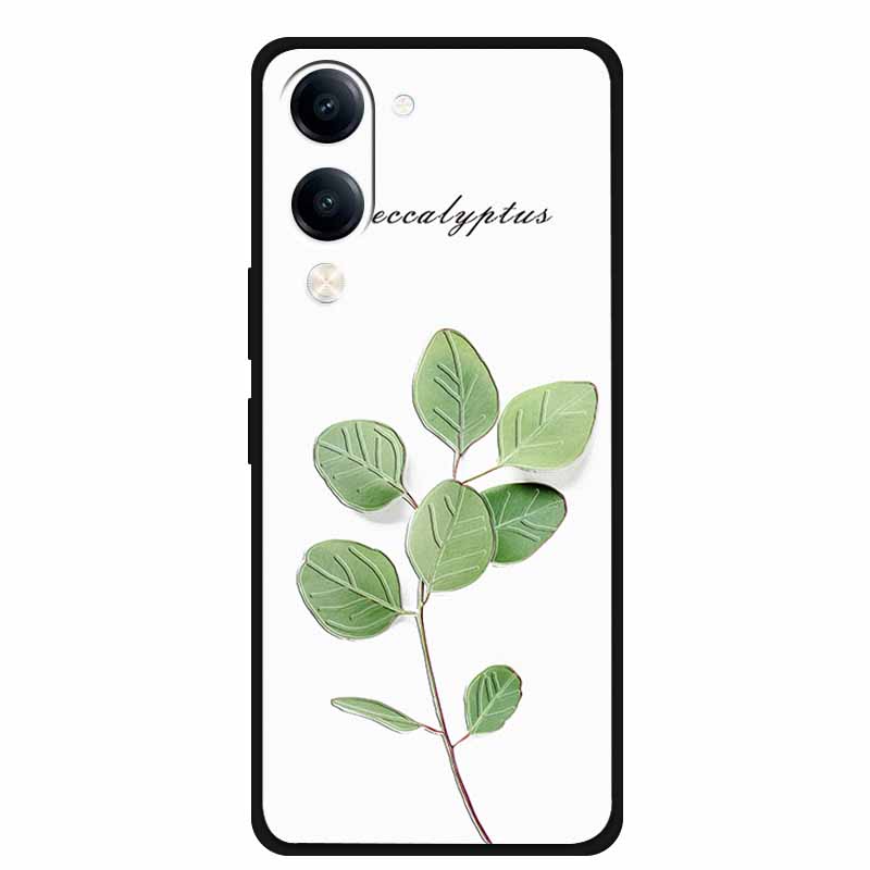 For Vivo Y29S Y29T Y19s GT 3D Cover Soft TPU Silicone Phone Case Funda Y 29S 29T 19s GT 5G Embossed Flower Blossoms Relief Para