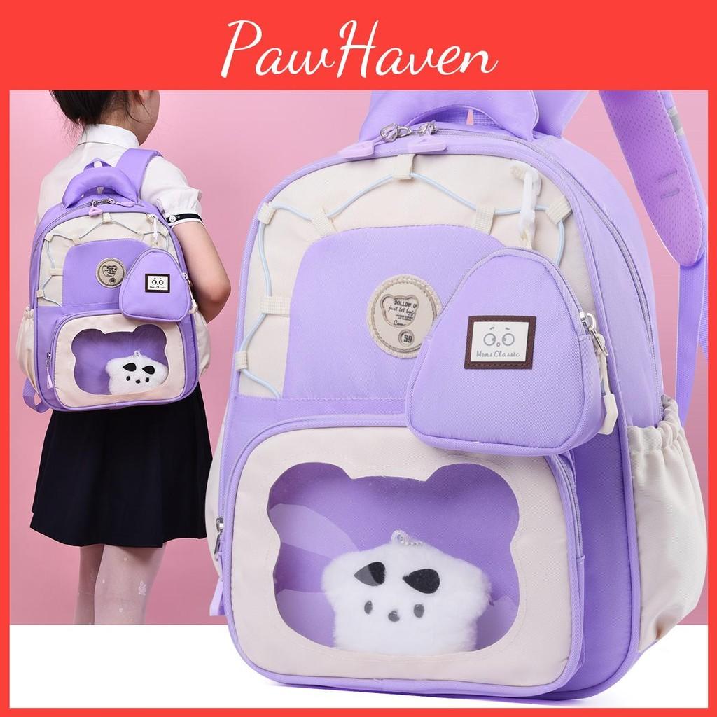 Bag Soft School Polyester Lining Simple Design Middle Class Children Travel Bags
