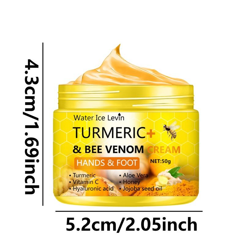 Crema Mani e Piedi Ape Velenosa, una Crema Idratante Naturale per Pelli Secche e Screpolate, Contiene Ingredienti Biologici, Lasciando la Pelle Morbida, Liscia e