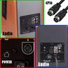 4-Pin DIN Stecker auf Stecker Verlängerungskabel 4-Pin DIN Stecker Kabel für DVR und DIN Sound Stecker