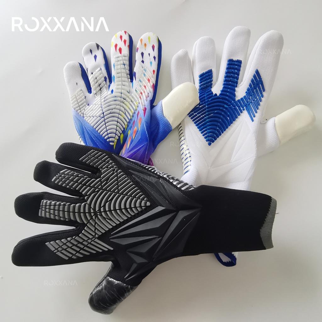 ROXXANA Youth Adult Football Sports Competition Training Professional Player Anti-slip Waterproof Latex Goalkeeper Gloves