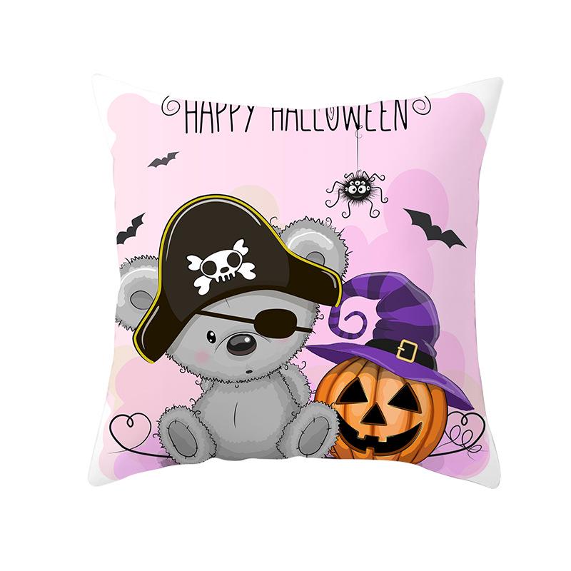 

Owl Series Halloween Pillow Cover Nordic Sofa Cushion Lumbar Pillow Cover Halloween Home Decoration 45 * 45Cm (without pillow core)