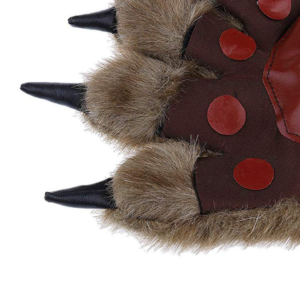 Cosplay lup gorilă cu animal vârcolac sălbatic artificial lung costum de Crăciun cadou mănuși, mănuși, mănuși, gheare, lup, costum, costum,