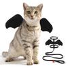 Halloween Cat Pet Leash I-shaped Dog Clothes Bat Wings Chest Back Funny Body Suit
