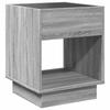 Infinity LED Coffee Table in Grey Sonoma 40x40x50 cm