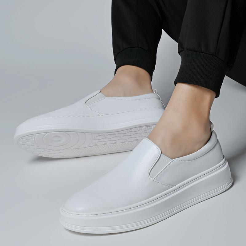 Mode 2025 Herren Handgefertigte Echte Leder Freizeitschuhe Luxusmarke Slipper Herren Flats Bequeme Slipper Fahrschuhe Mokassins