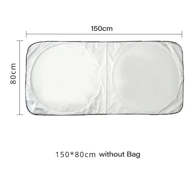 Car Window Sunshade - Folding UV-Protective Windshield Visor (Stylish Car Accessory)