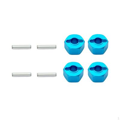 4 Pieces 1/16 Scale RC Hex Wheel Hubs Sturdy 12mm Accessory Replace Parts Durable for 16207 16209