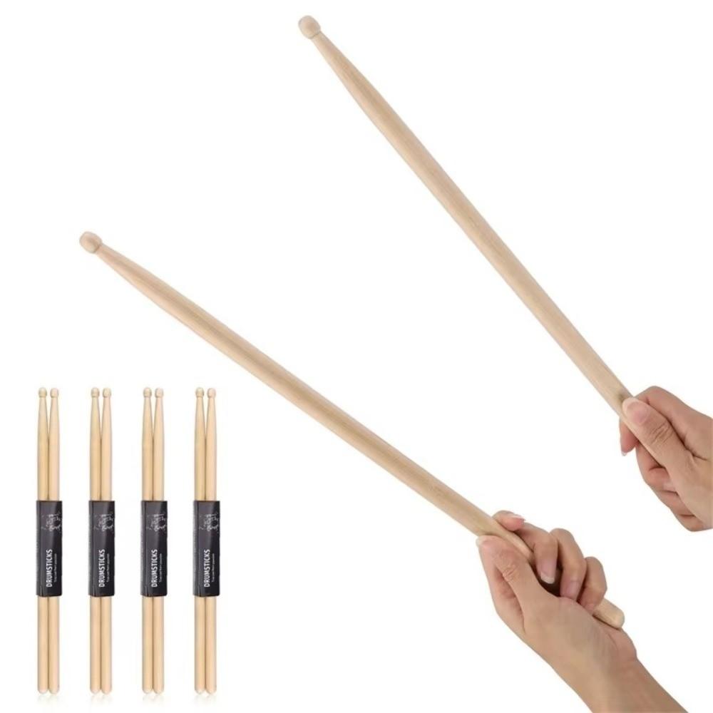 5A/7A Drumsticks Pairs Drum Sticks Durable Practice Drumsticks  For All Ages