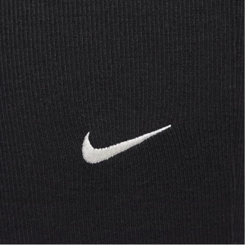 New Nike Sportswear Chill Knit Women's Tight Mini Rib Flared Leggings Black FQ2114-010